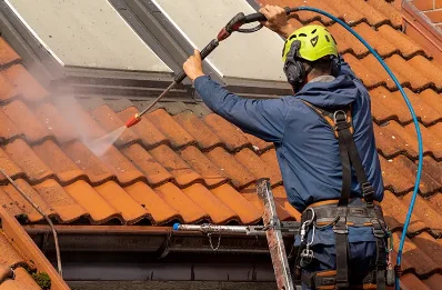 Démoussage et hydrofuge de toiture à Saint-Ouen-la-Thène